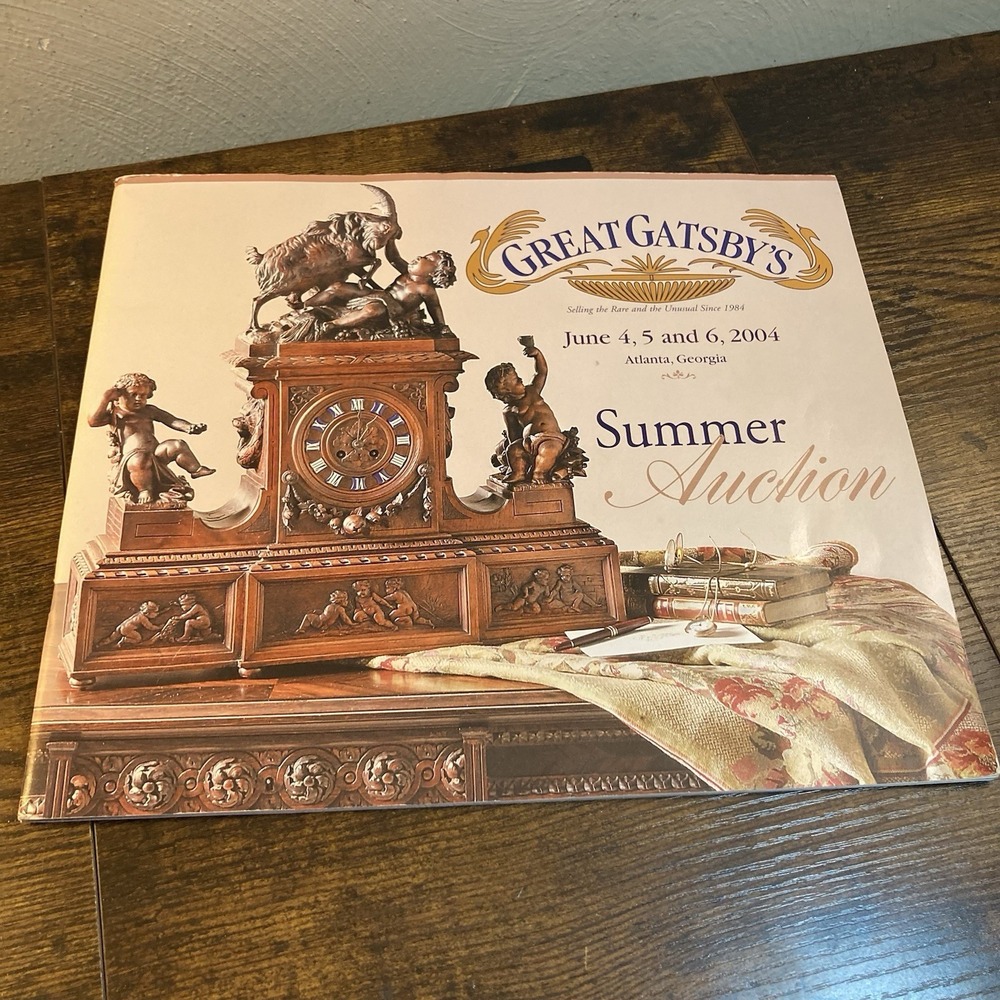 Great Gatsby's Antique Auction June 2004 Gallery Catalog Photo Vtg Byzantine‎